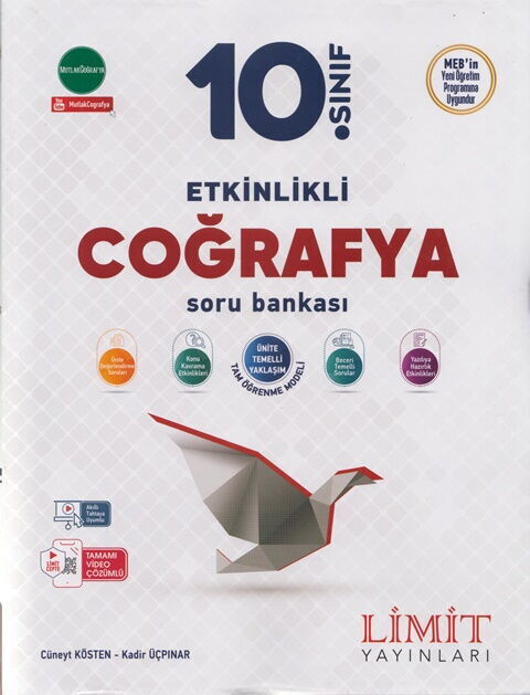 Limit Yayınları 10. Sınıf Coğrafya Etkinlikli Soru Bankası