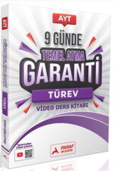 Paraf Yayınları AYT 9 Günde Temel Atma Garanti Türev Video Ders Kitabı