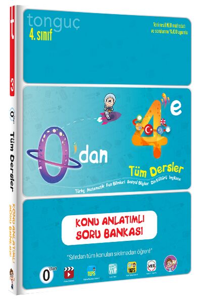 Tonguç 4. Sınıf 0 dan 4 e Tüm Dersler Konu Anlatımlı Soru Bankası Tonguç Akademi