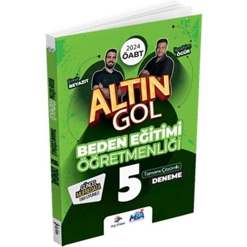 Dizgi Kitap 2024 ÖABT Beden Eğitimi Öğretmenliği Altın Gol 5 Deneme