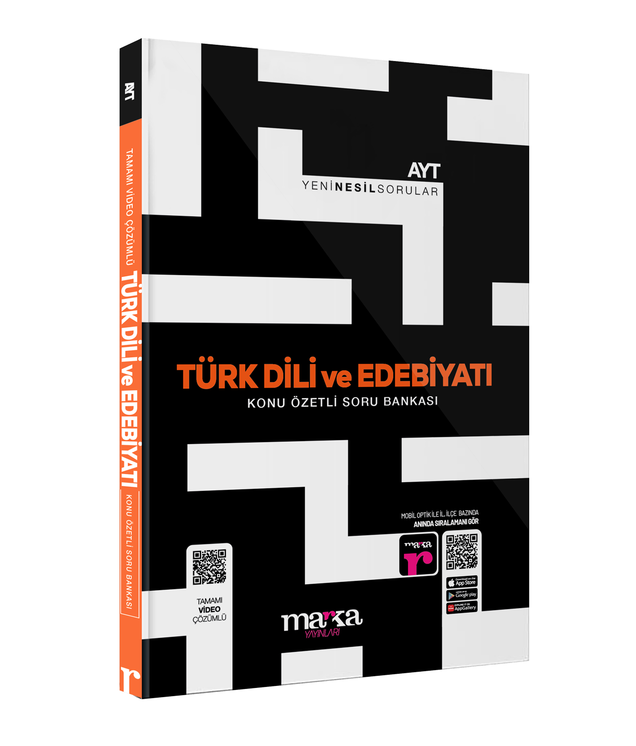 Marka 2025 YKS AYT Türk Dili ve Edebiyatı Konu Özetli Soru Bankası Video Çözümlü Marka Yayınları