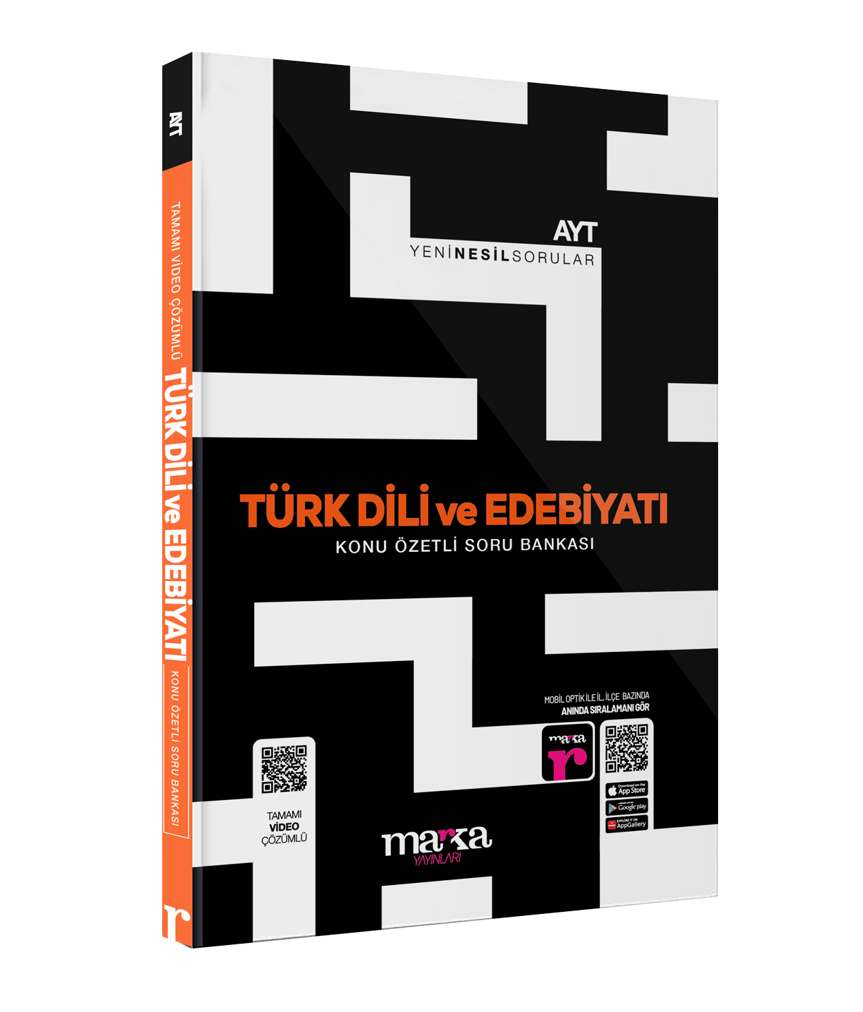 Marka 2025 YKS AYT Türk Dili ve Edebiyatı Konu Özetli Soru Bankası Video Çözümlü Marka Yayınları