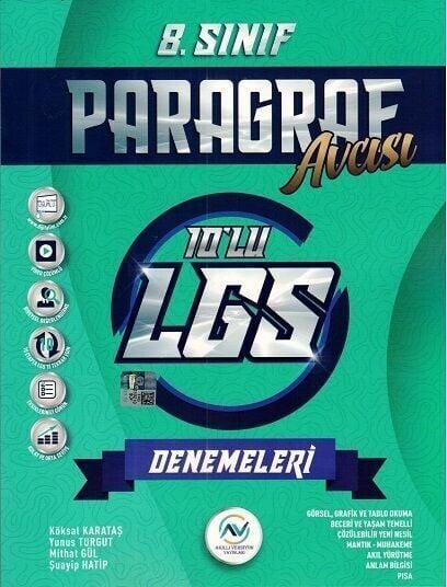 Av Akıllı Versiyon Yayınları 8. Sınıf LGS Paragraf 10 lu Deneme