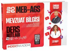 İndeks Akademi 2026 MEB-AGS Mevzuat Bilgisi Video Ders Notları İndeks Akademi Yayıncılık