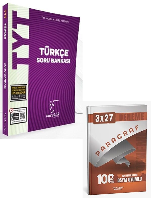 Karekök 2027 TYT Türkçe Güncel Soru Bankası+Anla Kazan Paragraf Deneme
