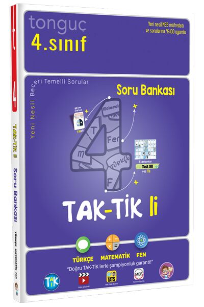 Tonguç 4. Sınıf Tüm Dersler Taktikli Soru Bankası Tonguç Akademi