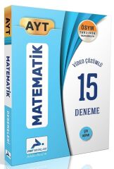 PRF Yayınları AYT Matematik Video Çözümlü 15 Deneme