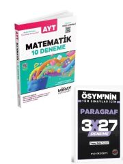 MİRAY 2027 AYT MATEMATİK 10 DENEME+ EVP Akademi Paragraf