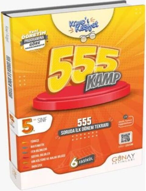 Günay Yayınları 5. Sınıf İlk Dönem Kamp Kitabı 555 Kamp