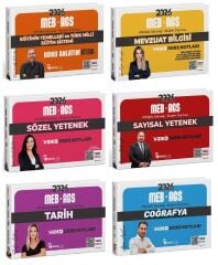 Hoca Kafası 2026 MEB-AGS Tüm Dersler Video Ders Notları 6 lı Set Hoca Kafası Yayınları