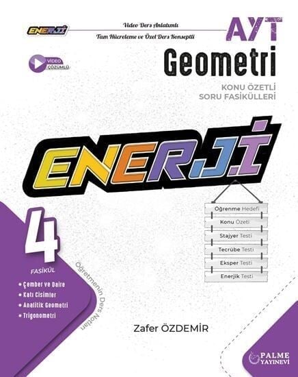Palme YKS AYT Geometri Enerji Konu Özetli Soru Fasikülü Palme Yayınları