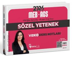 Hoca Kafası 2026 MEB-AGS Sözel Yetenek Video Ders Notları - Öznur Saat Yıldırım Hoca Kafası Yayınları