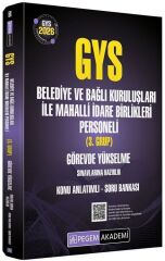 Pegem 2026 GYS Belediye ve Bağlı Kuruluşları ile Mahalli İdare Birlikleri 2. Grup Konu Anlatımlı Soru Bankası Görevde Yükselme Pegem Akademi Yayınları