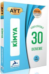 Paraf Yayınları AYT Kimya Video Çözümlü 30 Deneme