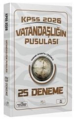 CBA Yayınları 2026 KPSS Vatandaşlık Vatandaşlığın Pusulası 25 Deneme Çözümlü - Ali Koç CBA Yayınları