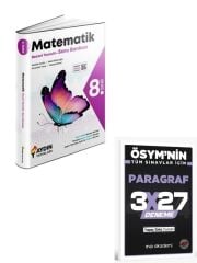 Aydın 2027 8. Sınıf Matematik Beceri Temelli Soru Bankası+ EVP Akademi Paragraf