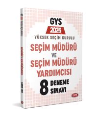 Data 2025 GYS YSK Seçim Müdürü ve Yardımcısı 8 Deneme Görevde Yükselme Data Yayınları