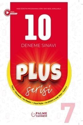 Palme 7. Sınıf Tüm Dersler Plus 10 Deneme Çözümlü Palme Yayınları