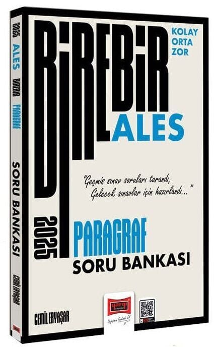 Yargı 2025 ALES Paragraf Soru Bankası Birebir Serisi - Cemil Eryaşar Yargı Yayınları