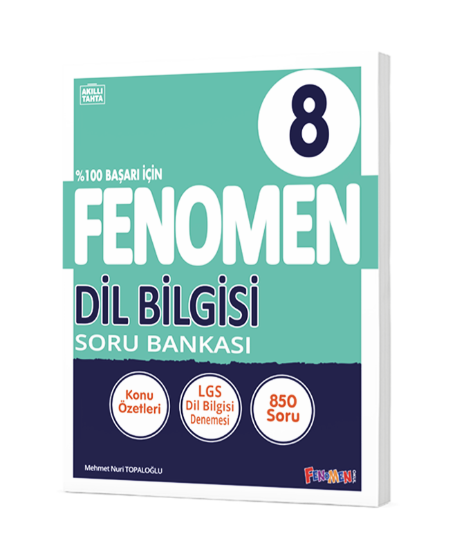 Fenomen Okul Yayınları 8. Sınıf Dil Bilgisi Fenomen Soru Bankası