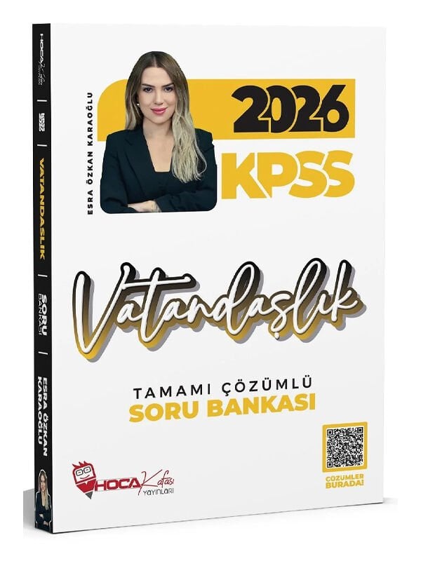 Hoca Kafası 2026 KPSS Vatandaşlık Soru Bankası Çözümlü