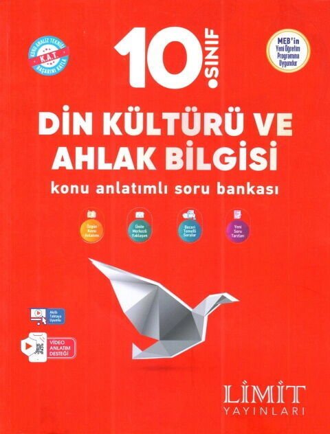 Limit Yayınları 10. Sınıf Din Kültürü ve Ahlak Bilgisi Konu Anlatımlı Soru Bankası