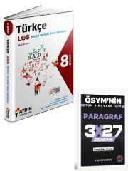 Aydın 2027 8. Sınıf LGS Türkçe Beceri Temelli Soru Bankası+ EVP Akademi Paragraf