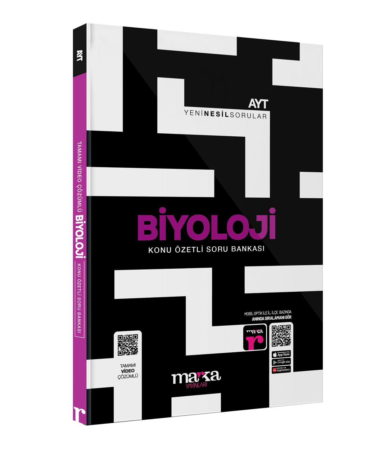 Marka 2025 YKS AYT Biyoloji Konu Özetli Soru Bankası Video Çözümlü Marka Yayınları