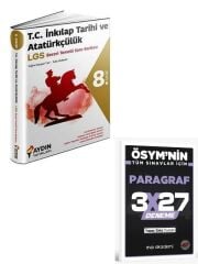 Aydın 2027 8. Sınıf LGS TC İnkılap Tarihi ve Atatürkçülük Beceri Temelli Soru Bankası+ EVP Akademi Paragraf