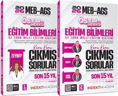 İndeks Akademi 2026 MEB AGS Eğitim Bilimleri ve Türk Milli Eğitim Sistemi ÖSYM nin İndeksi Çıkmış Sorular Son 15 Yıl Çözümlü Set