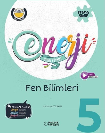 Palme 5. Sınıf Fen Bilimleri Enerji Soru Kitabı Çözümlü Palme Yayınları