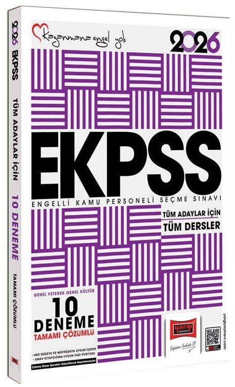 Yargı 2026 EKPSS 10 Deneme Çözümlü Yargı Yayınları