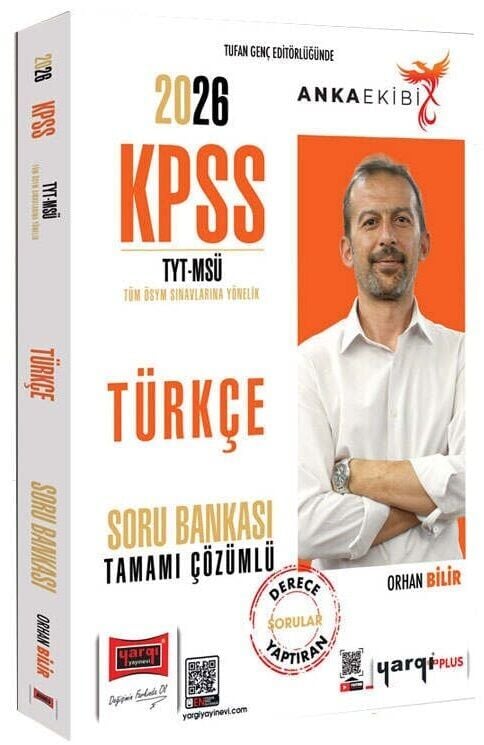 Yargı 2026 KPSS YKS TYT MSÜ Türkçe Soru Bankası Çözümlü Anka Ekibi - Orhan Bilir Yargı Yayınları