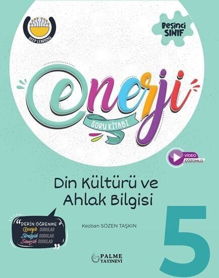Palme 5. Sınıf Din Kültürü ve Ahlak Bilgisi Enerji Soru Kitabı Çözümlü Palme Yayınları