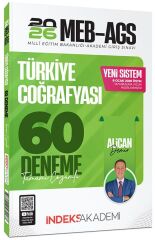 YENİ AGS - İndeks Akademi 2026 MEB-AGS Türkiye Coğrafyası 60 Deneme Çözümlü - Alican Demir İndeks Akademi Yayıncılık