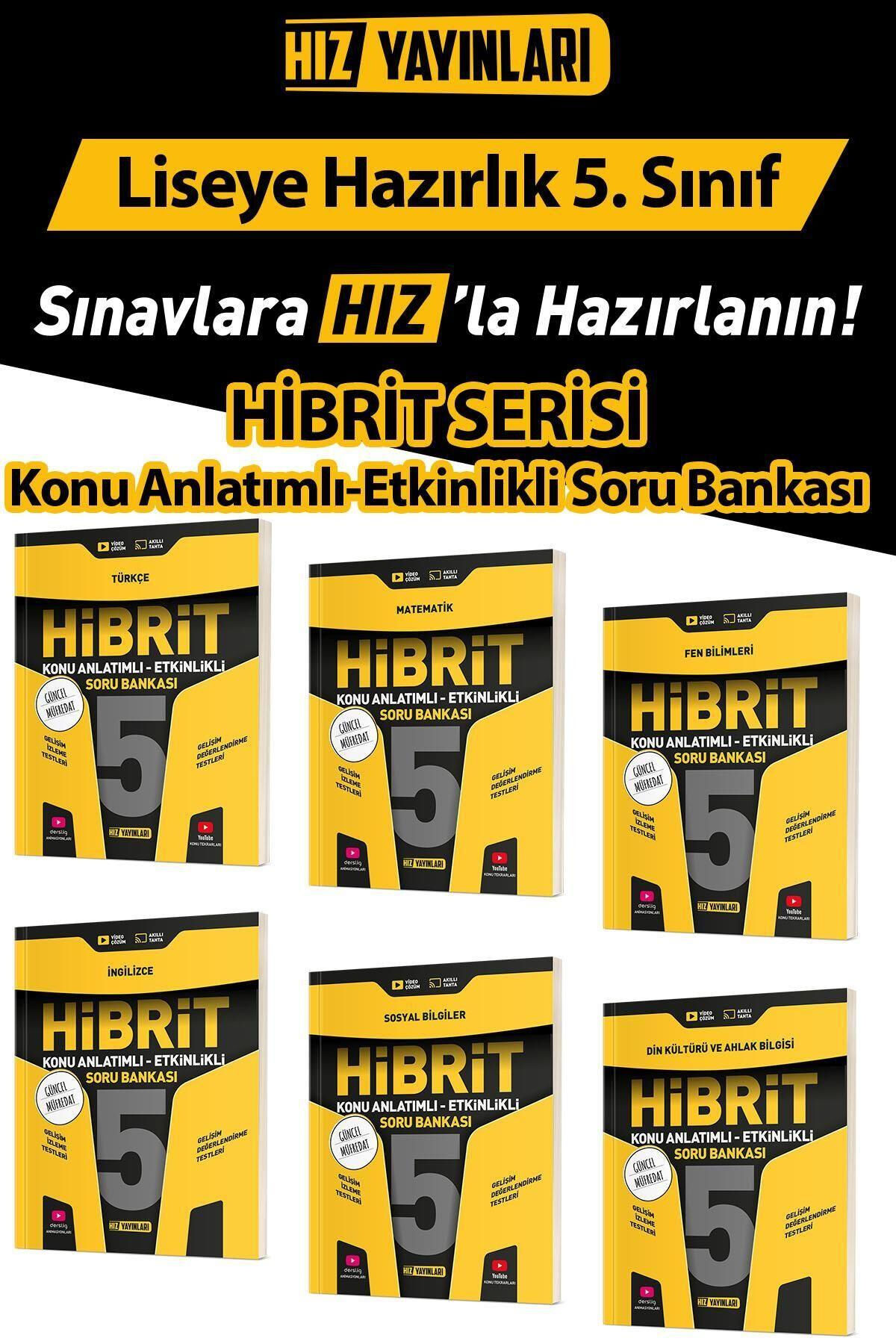 2027 Hız Yayınları 5. Sınıf Hibrit Konu Anlatımlı Etkinlikli Soru Bankası