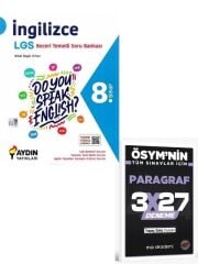 Aydın 2027 8. Sınıf LGS İngilizce Beceri Temelli Soru Bankası+ EVP Akademi Paragraf