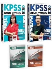 Anla Kazan + Yargı 2026 KPSS Türkçe + Matematik Soru Bankası 2 li Set Yargı Yayınları
