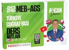 İndeks Akademi 2026 MEB-AGS Türkiye Coğrafyası Video Ders Notları - Alican Demir İndeks Akademi Yayıncılık
