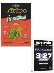 Aydın 2027 8. Sınıf LGS Türkçe 15 Deneme+ EVP Akademi Paragraf