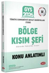 Data 2026 GYS TCDD Bölge Kısım Şefi Konu Anlatımlı Görevde Yükselme Data Yayınları
