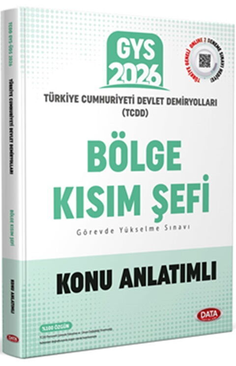 Data 2026 GYS TCDD Bölge Kısım Şefi Konu Anlatımlı Görevde Yükselme Data Yayınları
