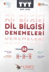 Limit YKS TYT KPSS MSÜ Dil Bilgisi 60 Deneme Limit Yayınları