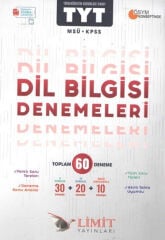 Limit Yayınları TYT Dil Bilgisi 60 Deneme