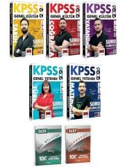 Anla Kazan + Yargı 2026 KPSS Genel Yetenek Genel Kültür Soru Bankası 5 li Set Yargı Yayınları