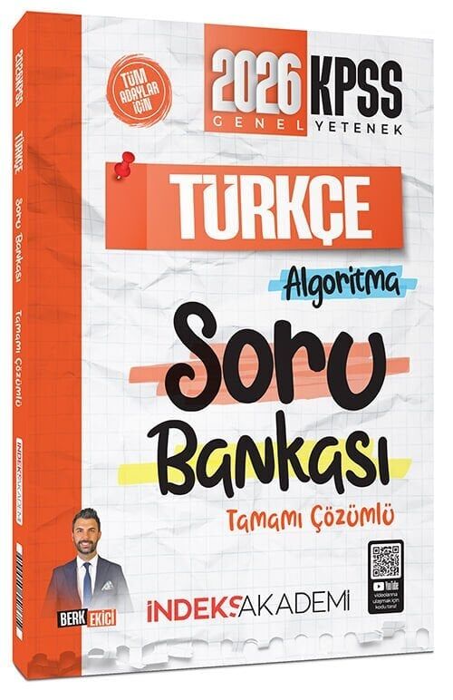 İndeks Akademi 2026 KPSS Türkçe Algoritma Soru Bankası Çözümlü - İndeks Akademi Yayıncılık