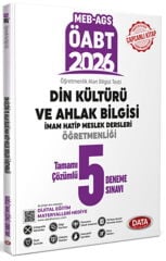 Data 2026 ÖABT MEB-AGS Din Kültürü Öğretmenliği 5 Deneme Çözümlü Data Yayınları