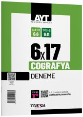 Marka 2025 YKS AYT Coğrafya 6x17 Deneme Marka Yayınları