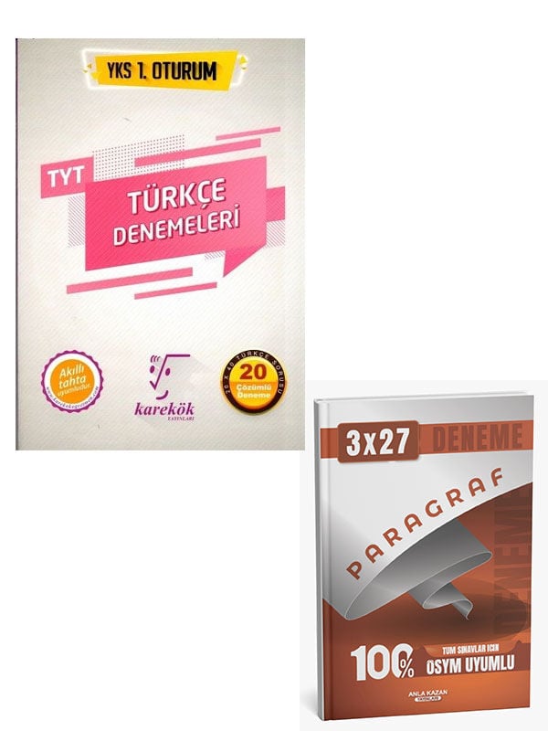 Karekök 2027 TYT Türkçe 20 li Denemeleri+Anla Kazan Paragraf Deneme