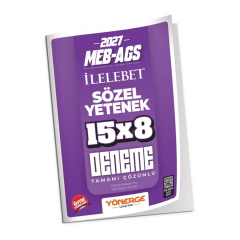 Yönerge Yayınları 2027 MEB-AGS Sözel Yetenek İLELEBET 15x8 Deneme Çözümlü